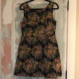 Floral Brocade Dress.